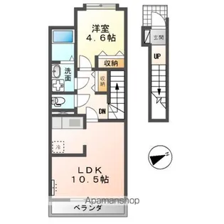 キートス【2階】の間取り