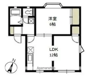 ファミーユKⅡ【105号室】の間取り