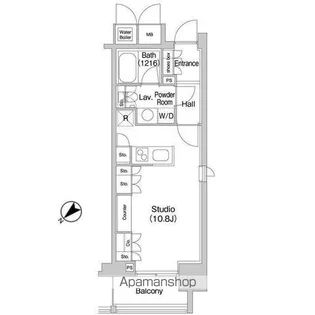 コンフォリア北参道【1104号室】の間取り