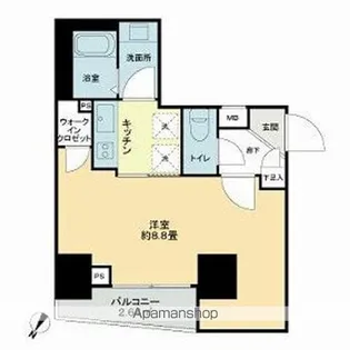 リヴシティ日本橋浜町【7階】の間取り