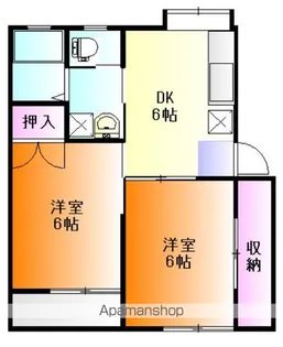 メゾンパークⅠ【102号室】の間取り
