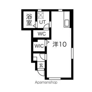 PORTE BONHEUR III【1階】の間取り