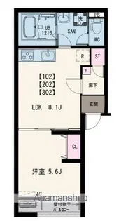 MKT伊勢町【1階】の間取り