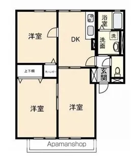 富士塚8番館Ⅱ【2階】の間取り