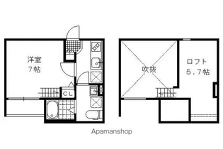 IMPRESSIVE MAGNOLIA KYOTO【102号室】の間取り