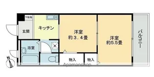 フィネス中屋敷【3階】の間取り