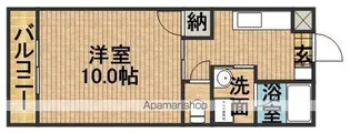 シャトーNAKAGAWAⅦ【2階】の間取り