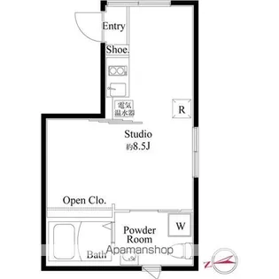 アンベリール御徒町【3階】の間取り