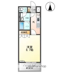 パレス平和【2階】の間取り