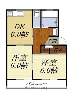 マルイハイツ【1階】の間取り