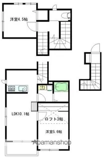 COCO TERRACE(ココテラス)【201号室】の間取り