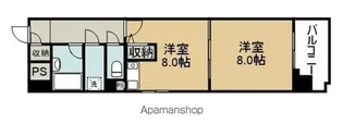 ライオンズマンション倉敷松島【7階】の間取り