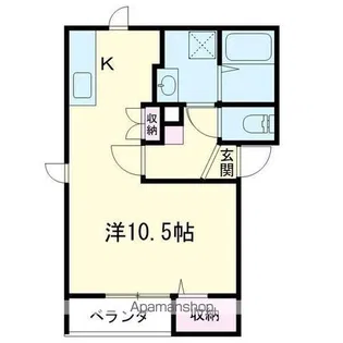 FAVORITO Ⅱ【3階】の間取り