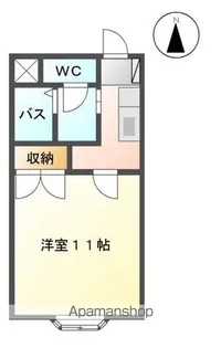 ラボーテ栄【1階】の間取り
