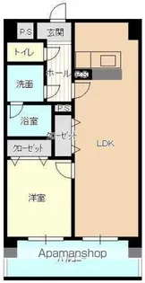 セルシス【4階】の間取り