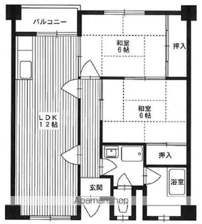 第3清涼マンション【2階】の間取り