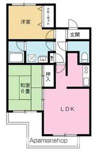 東京都青梅市新町7丁目【マンション】の間取り