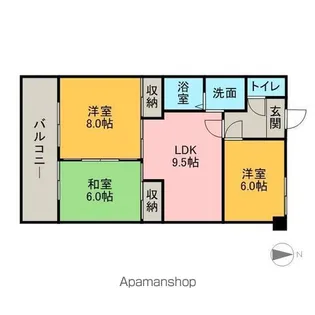 第2アンドービル【2階】の間取り