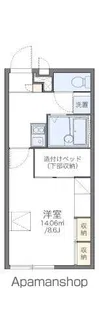 レオパレスあづま【207号室】の間取り