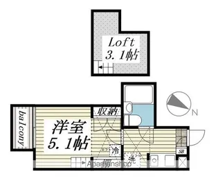 オネスティパレス【2階】の間取り