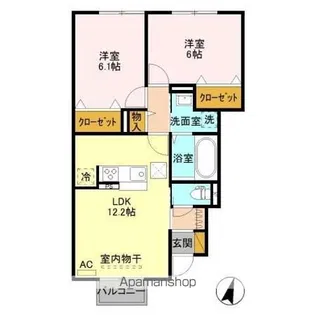 アステール III【1階】の間取り