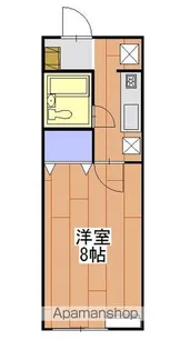 ハイツ慶【1-D号室】の間取り