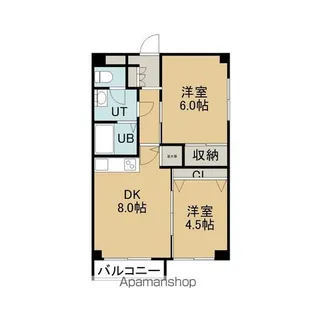 メゾン・ド・K【2階】の間取り