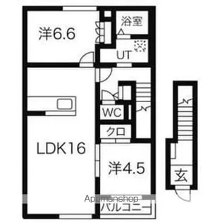 プロシード【1階】の間取り