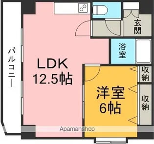 ハイフィールド88【2階】の間取り