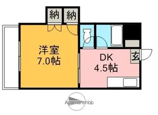 アーバンコート河内町【131号室】の間取り