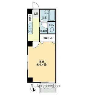 フォブールHINATA【1階】の間取り