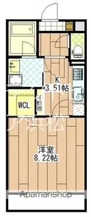 SUPREME ASADA【1階】の間取り