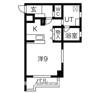 ヴィアーレ広瀬【11階】の間取り