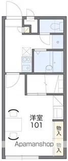 レオパレスK.Y【109号室】の間取り