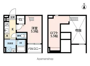 TERRACE M (テラスエム)【2階】の間取り