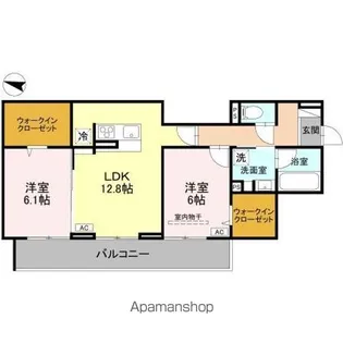 マルシェル館浦和美園【3階】の間取り