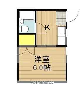 カーネ美女木【1階】の間取り