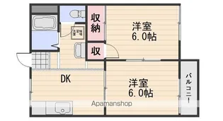 児玉コーポ【2階】の間取り