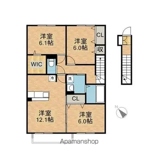 ルミウス【2階】の間取り