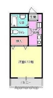 Uハウス【103号室】の間取り