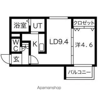 アルセンN26【301号室】の間取り