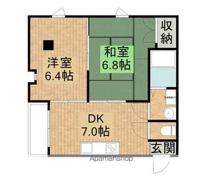 景都ビル【3階】の間取り