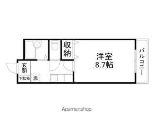 ハイツASAHI【2階】の間取り