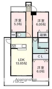 プライムライフ【4階】の間取り