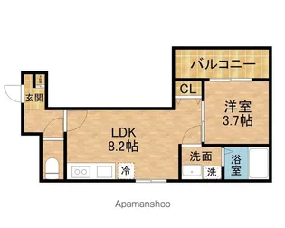 ALEGRIA枚方South【1階】の間取り