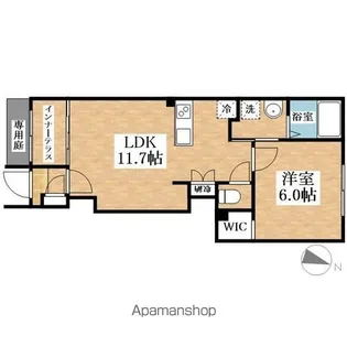 サニーコートマルエⅡ【101号室】の間取り
