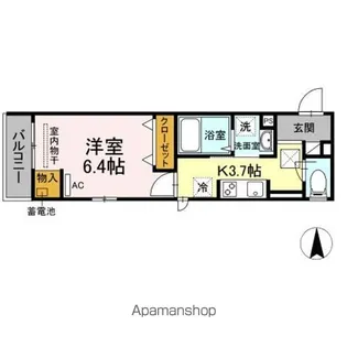 OKUE Ⅱ【1階】の間取り