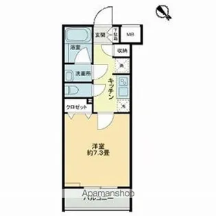 PATIO阿佐ヶ谷【1階】の間取り