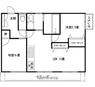 参番館【2階】の間取り