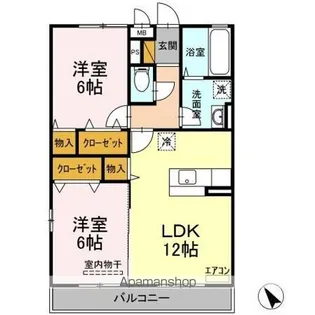 エスポワール A【3階】の間取り